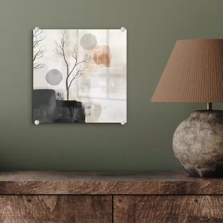 Wabi sabi - Beige - Plant plexiglas 5mm klein -sfeer3