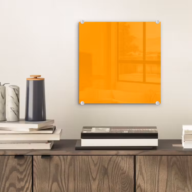Warm - Ochre - Oranje plexiglas 5mm klein 11 -sfeer1