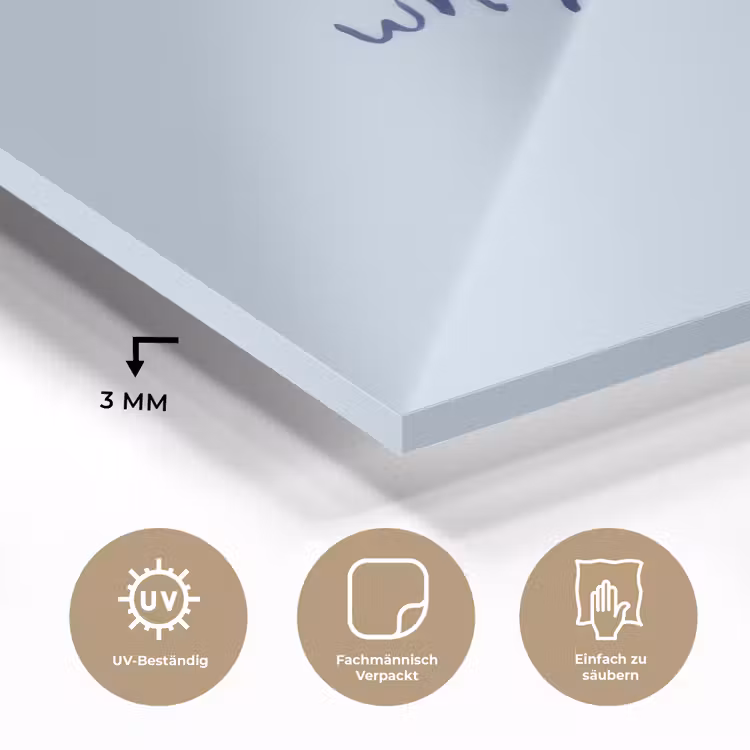 Why not - Blauw - Donker blauw - Quote plexiglas 5mm klein -wsfeer2_DE