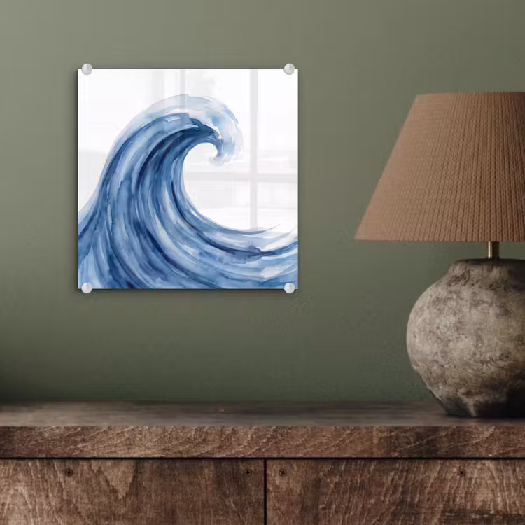 Water - Beweging - Natuur - Modern - Blauw plexiglas 5mm klein -sfeer3