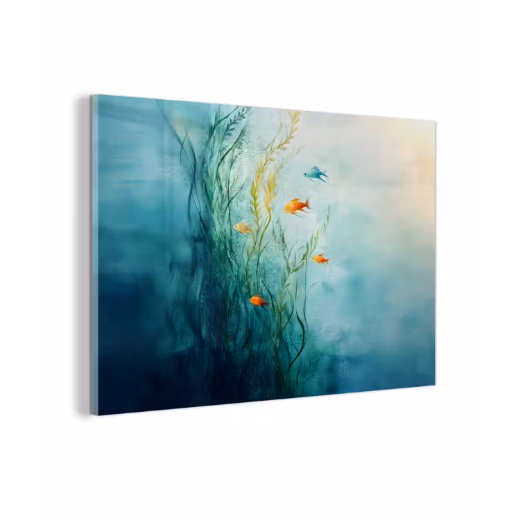 Waterplanten - Vissen - Kleurrijk - Water plexiglas 5mm klein -zzzproduct_nieuw