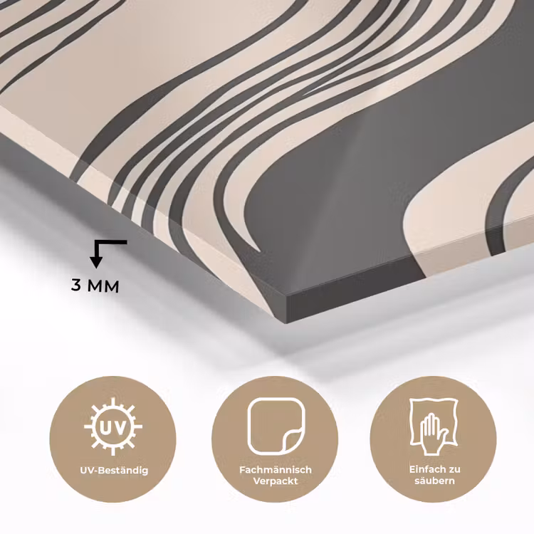 Golven - Zwart - Zandkleur plexiglas 5mm klein -wsfeer2_DE
