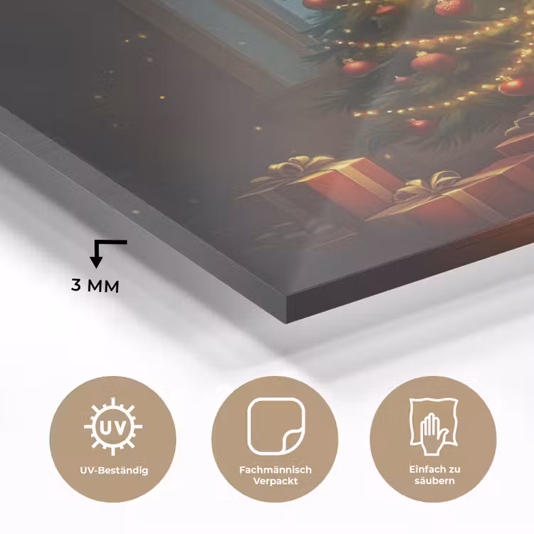 Kerstboom - Cadeau - Kerst - Winter plexiglas 5mm klein -wsfeer2_DE