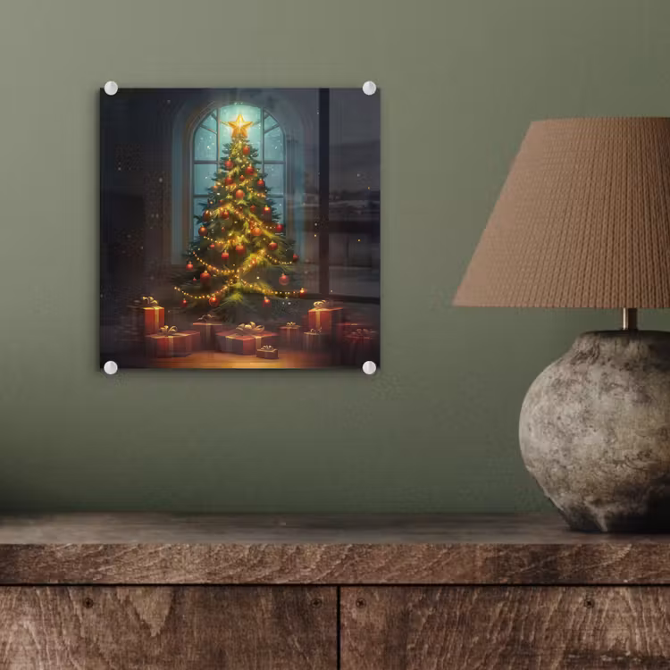 Kerstboom - Cadeau - Kerst - Winter plexiglas 5mm klein -sfeer3