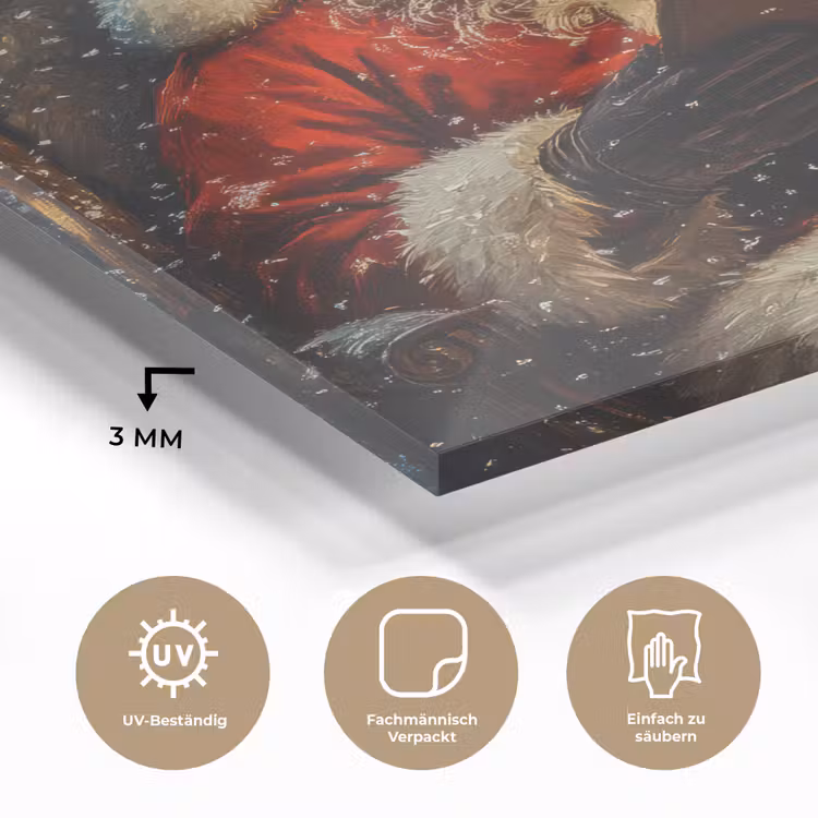 Kerstman - Kerst - Winter - Kerstboom plexiglas 5mm klein -wsfeer2_DE