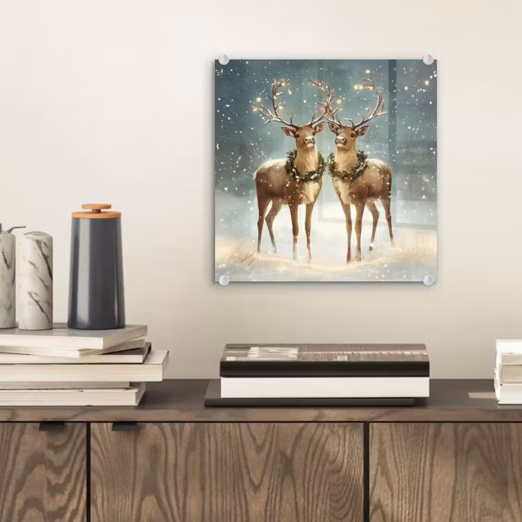 Kerstmagie - Winterwoud - Rendier plexiglas 5mm klein -sfeer1