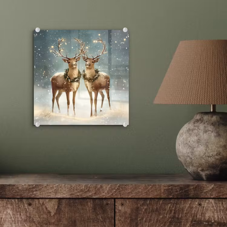 Kerstmagie - Winterwoud - Rendier plexiglas 5mm klein -sfeer3