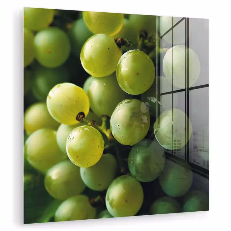 Druiven - Tros - Groen plexiglas 5mm klein -zzzproduct_nieuw