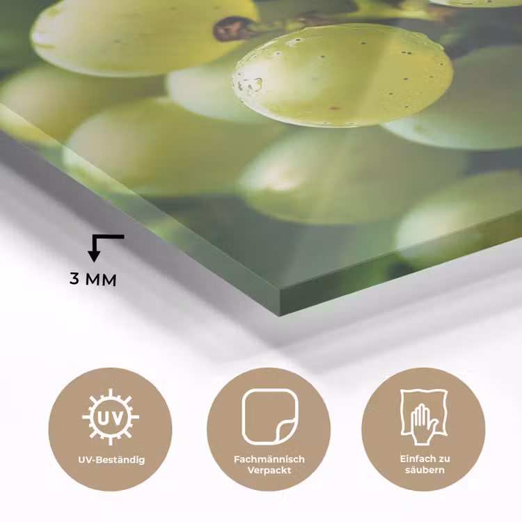 Druiven - Tros - Groen plexiglas 5mm klein -wsfeer2_DE