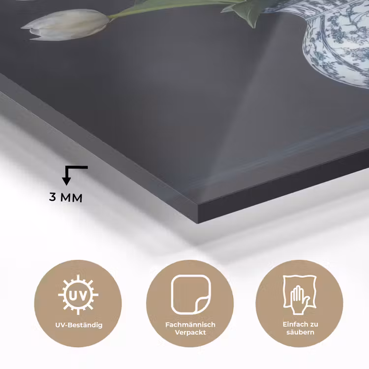 Wit - Bloemen - Tulpen - Vaas plexiglas 5mm klein -wsfeer2_DE