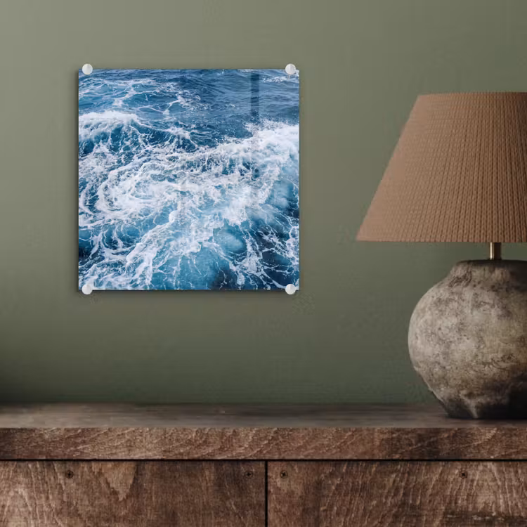 Golven - Oceaan - Blauw plexiglas 5mm klein -sfeer3