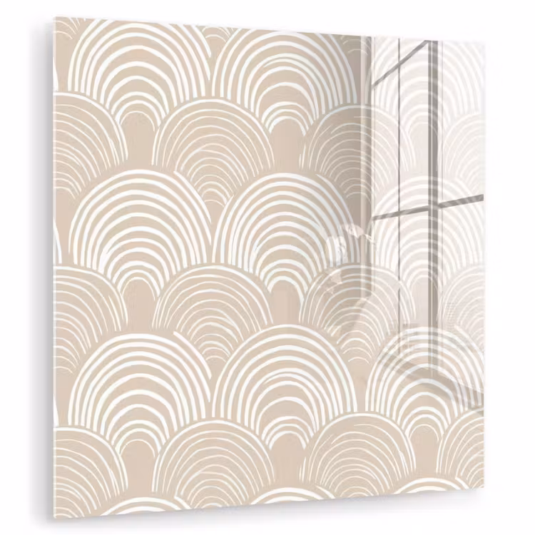 Golven - Structuur - Beige plexiglas 5mm klein 11 -zzzproduct_nieuw