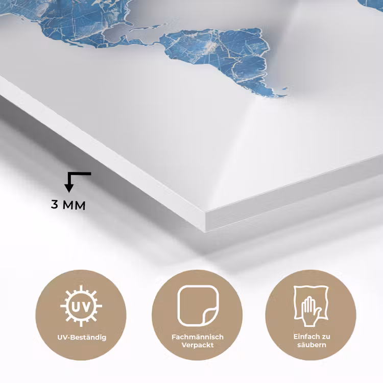 Wereldkaart - Blauwe stedenstructuur plexiglas 5mm klein -wsfeer2_DE