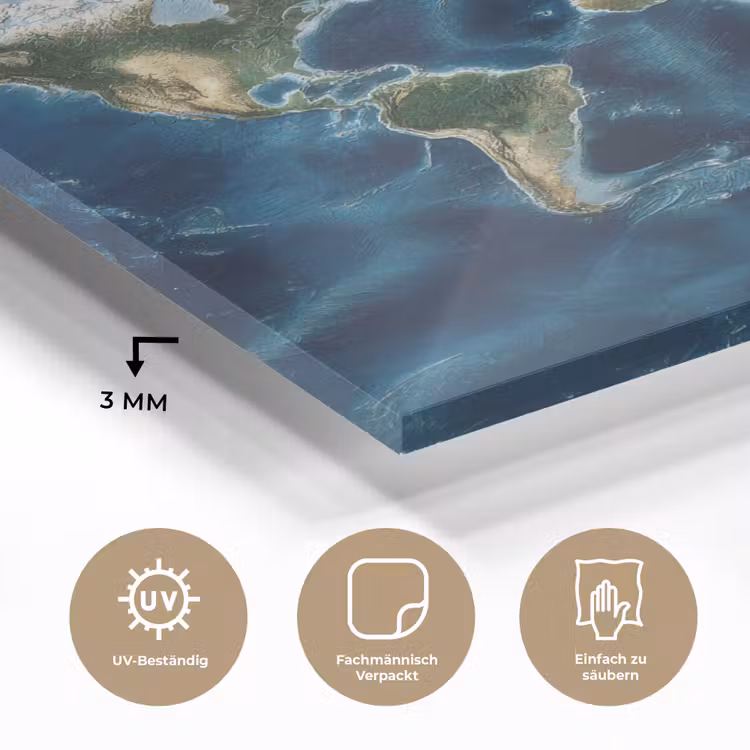 Wereldkaart - Natuurlijk - Goud plexiglas 5mm klein -wsfeer2_DE