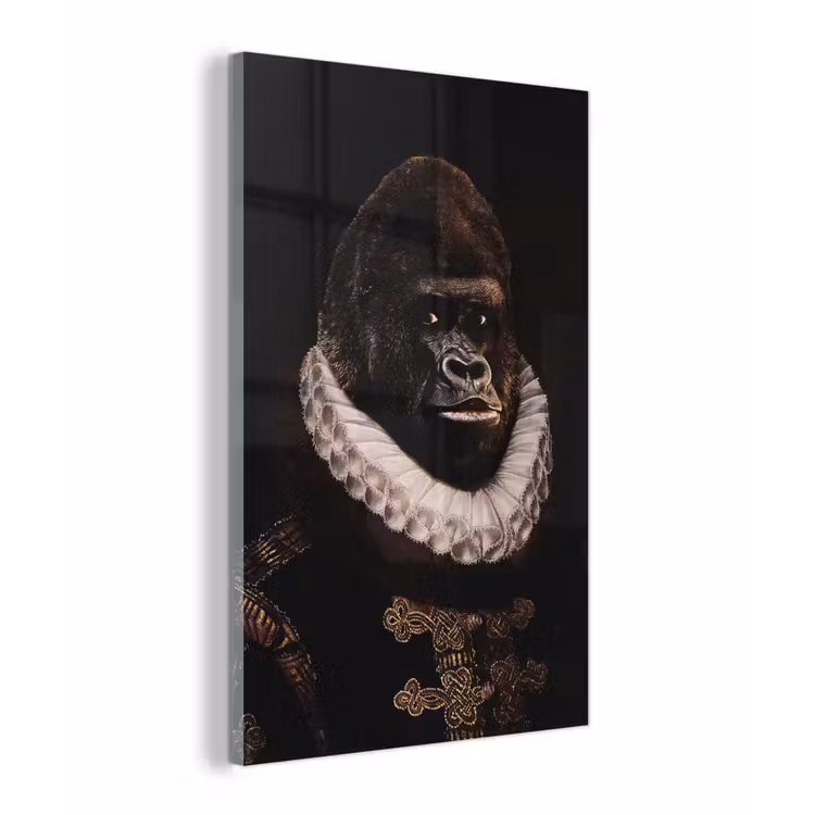 Willem van Oranje - Adriaen Thomasz - Aap plexiglas 5mm klein -z3d