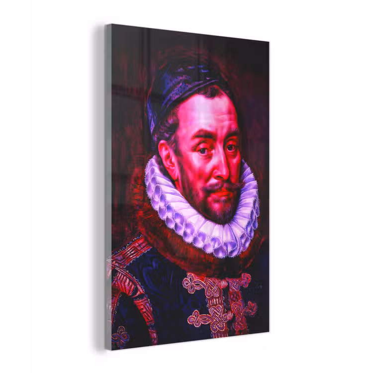 Willem van Oranje - Adriaen Thomasz - Oude meesters plexiglas 5mm klein -z3d