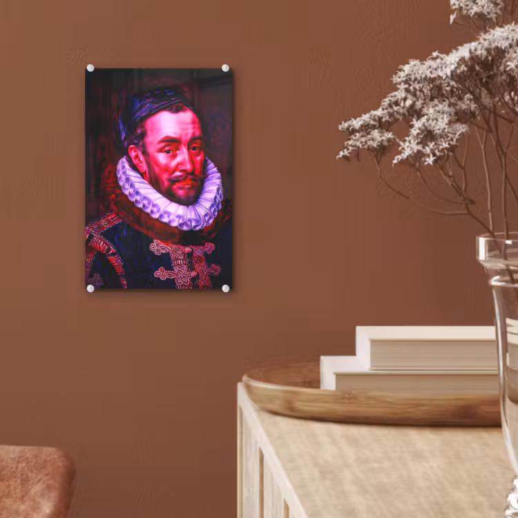 Willem van Oranje - Adriaen Thomasz - Oude meesters plexiglas 5mm klein -sfeer5