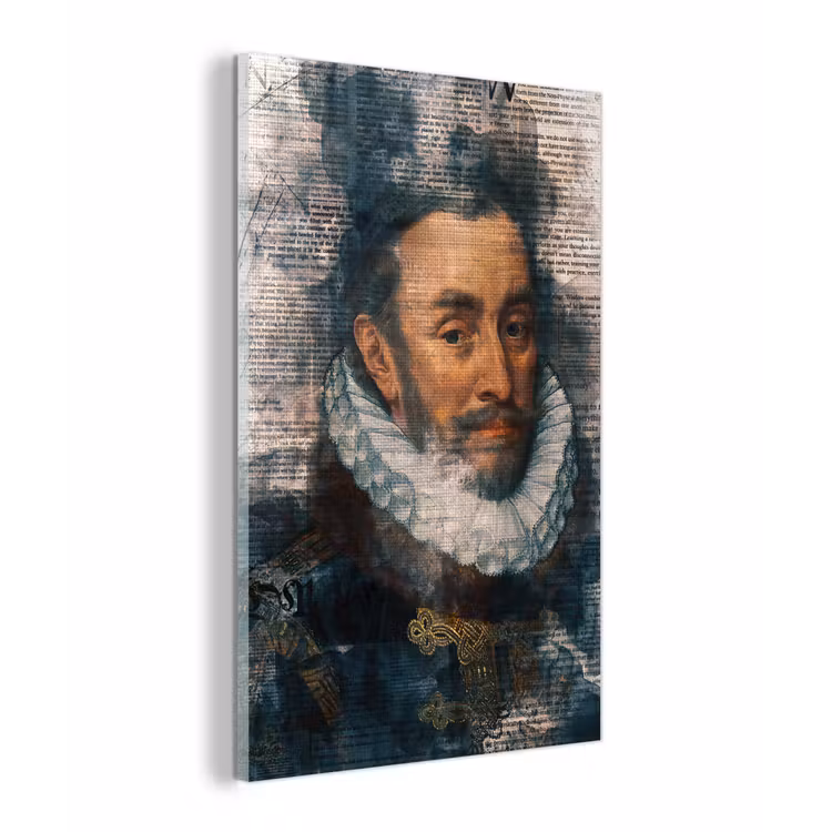 Willem van Oranje - Adriaen Thomasz - Krant plexiglas 5mm klein -z3d