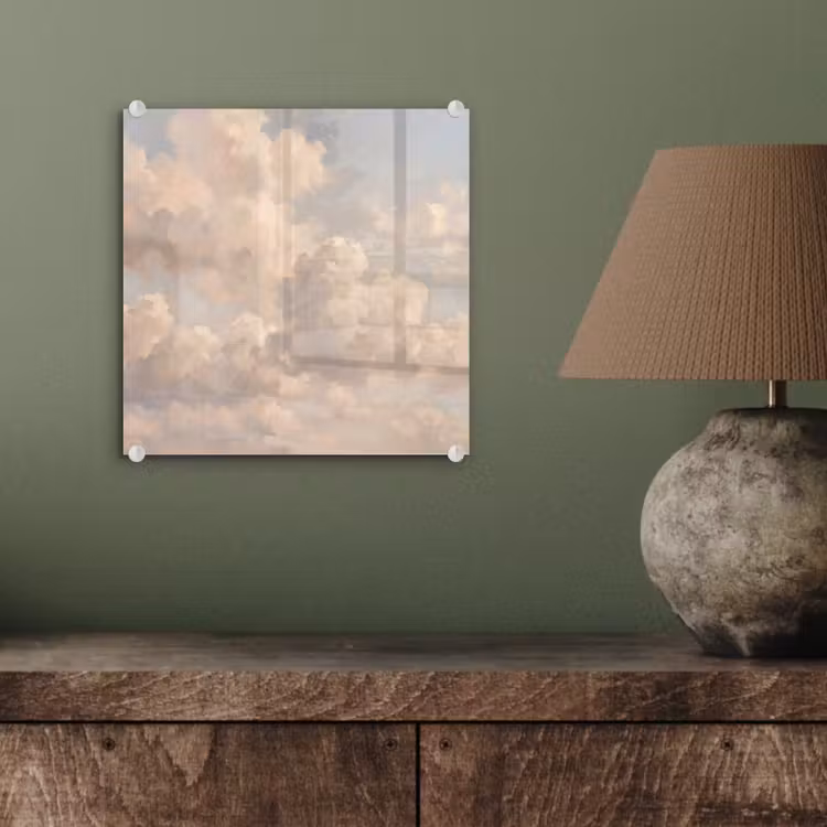 Wolken - Zacht - Natuur - Klassiek - Beige plexiglas 5mm klein -sfeer3