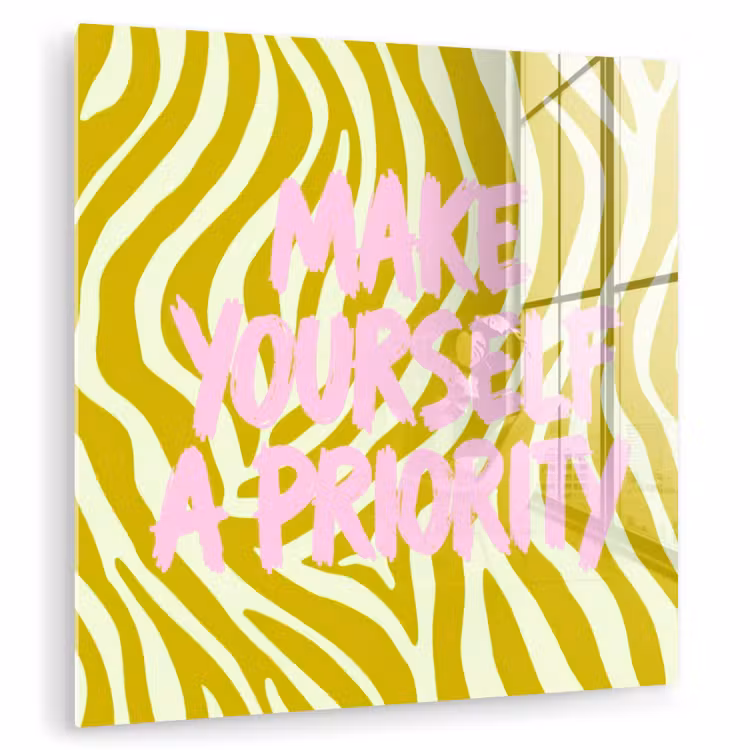 Zebraprint - Priority - Roze plexiglas 5mm klein -zzzproduct_nieuw