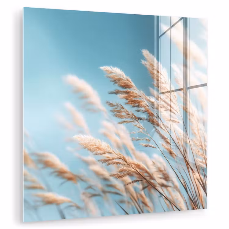 Siergras - Wind - Lichtbruin plexiglas 5mm klein -zzzproduct_nieuw