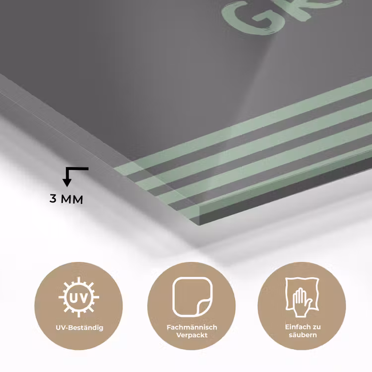 Quote - Groen - Grill - Zomer plexiglas 5mm klein -wsfeer2_DE