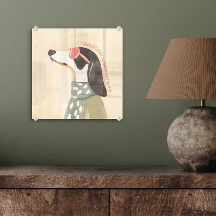 Quote - Hond - Zonnebril plexiglas 5mm klein -sfeer3