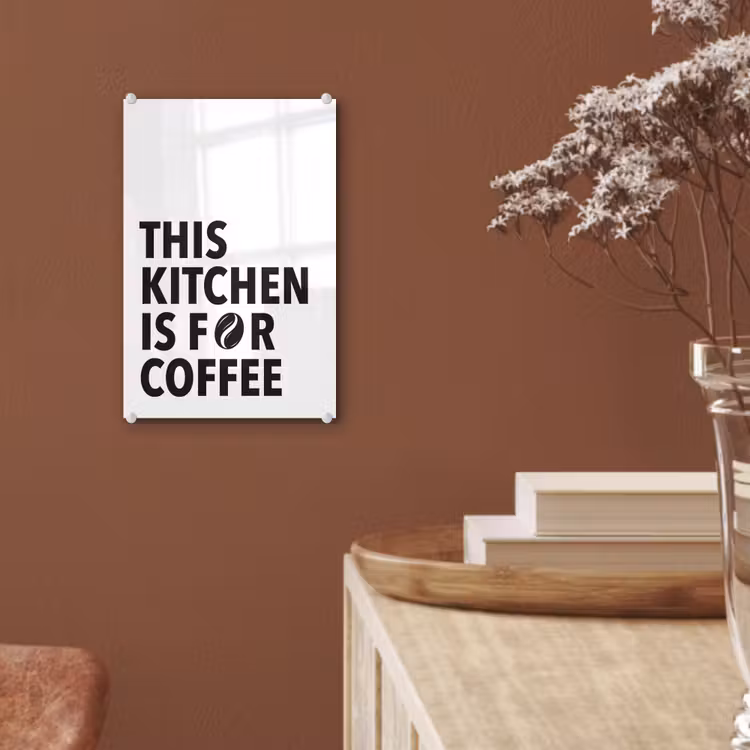 Quotes  - Koffie - Bonen - Modern plexiglas 5mm klein -sfeer5