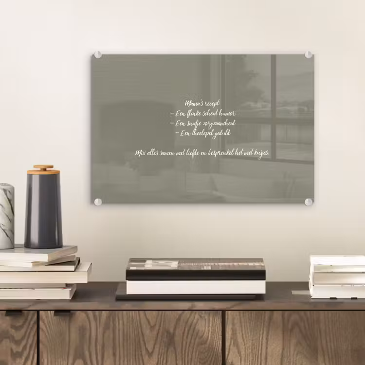 Quotes - Ma - Spreuken - Mama's recept - Koken plexiglas 5mm klein -wsfeer2_DE