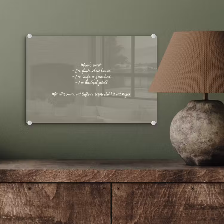 Quotes - Ma - Spreuken - Mama's recept - Koken plexiglas 5mm klein -sfeer3