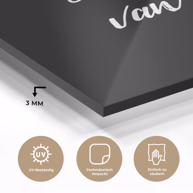 Quotes - Spreuken - Ik kook van jou - Liefde - Partner plexiglas 5mm klein -wsfeer2_DE