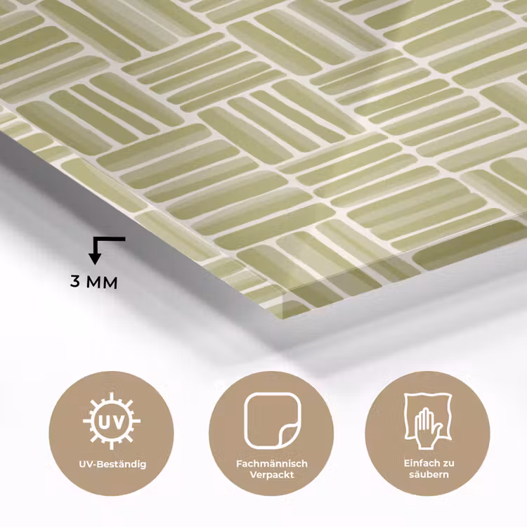 Vlecht - Patroon - Groen plexiglas 5mm klein 11 -wsfeer2_DE