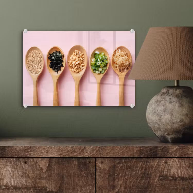 Ingrediënten - Lepels - Hout - Roze plexiglas 5mm klein -wsfeer2_DE