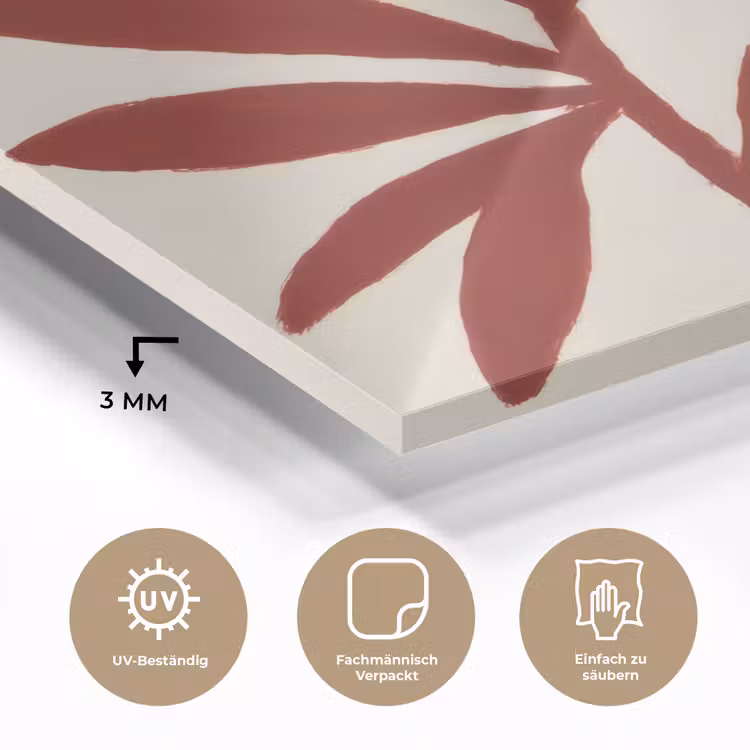 Tak - Bladeren - Rood plexiglas 5mm klein -wsfeer2_DE