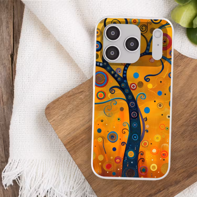 Abstract - Boom - Levensboom - Modern Telefoonhoesje iPhone 17 Pro klein -sfeer1