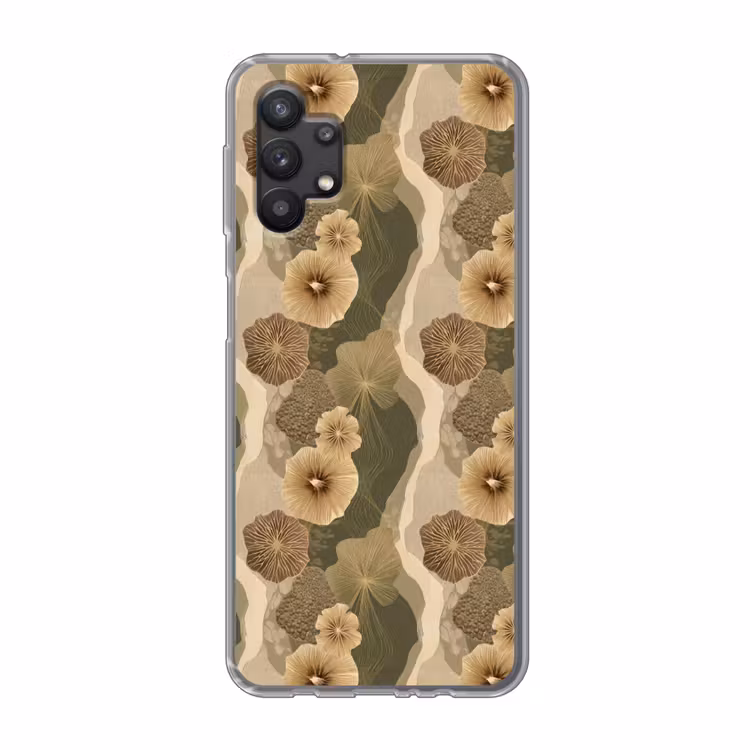 Abstract - Modern - Groen Telefoonhoesje Samsung Galaxy A32 5G klein 346 -3d