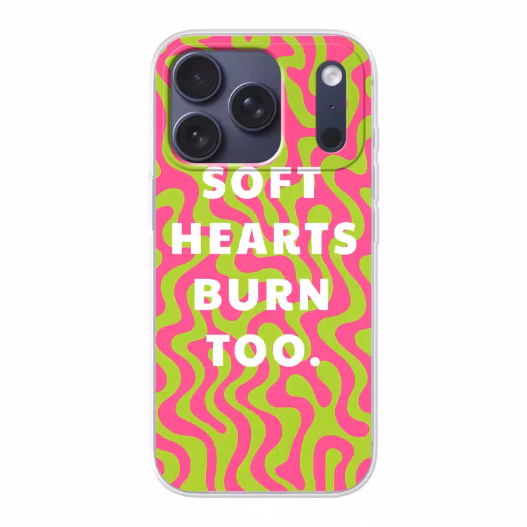 Abstract - Quote - Centraal - Roze Telefoonhoesje iPhone 17 Pro klein -3d