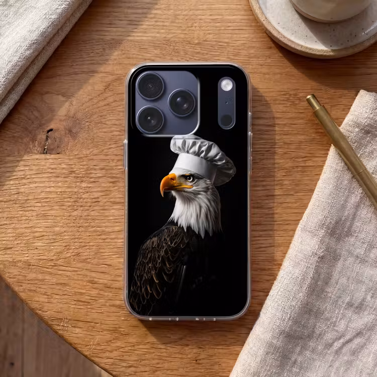 Arend -Amerika - Koksmuts - Vogel - Stoer Telefoonhoesje iPhone 17 Pro klein -sfeer1