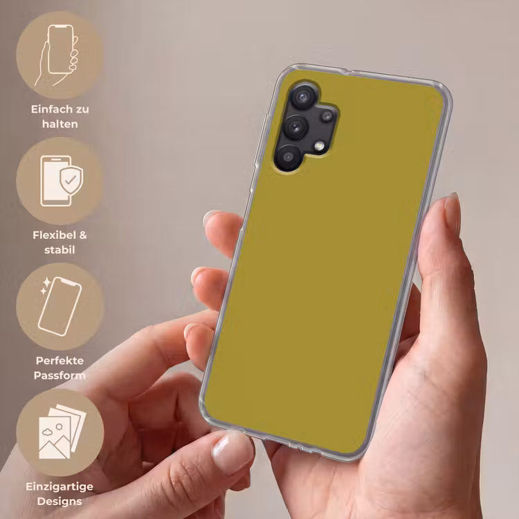 Antique - Moss - Groen Telefoonhoesje Samsung Galaxy A32 5G klein 346 -sfeer3_DE