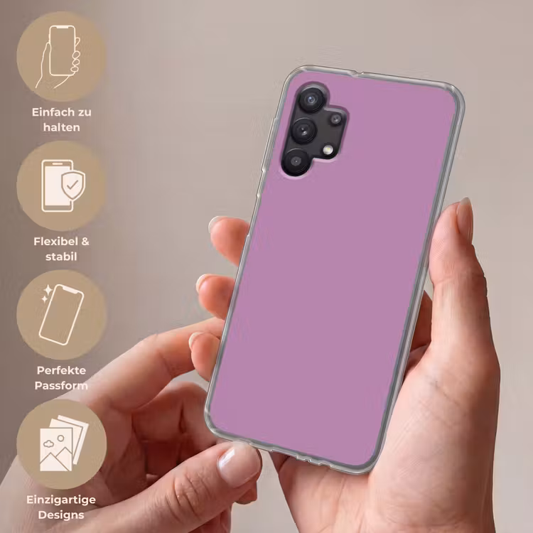Antique - Orchid - Paars Telefoonhoesje Samsung Galaxy A32 5G klein 346 -sfeer3_DE