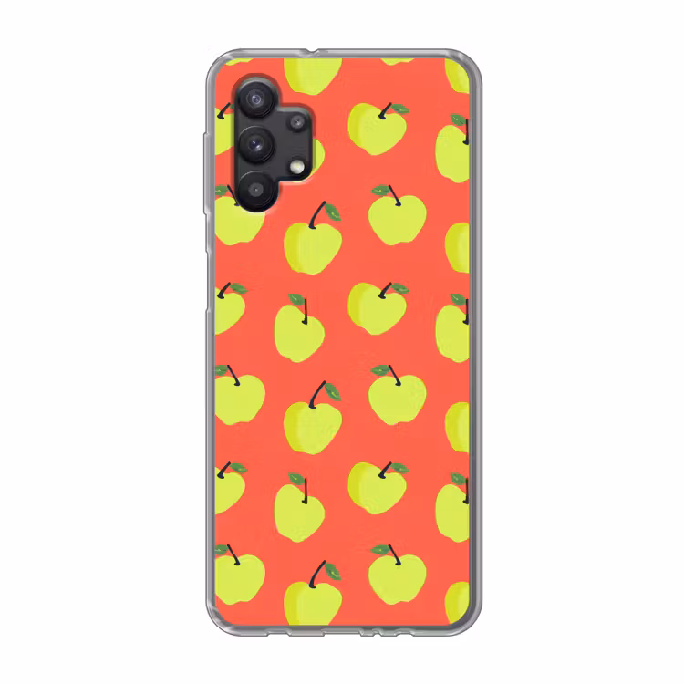Appels - Modern - Groen Telefoonhoesje Samsung Galaxy A32 5G klein 346 -3d