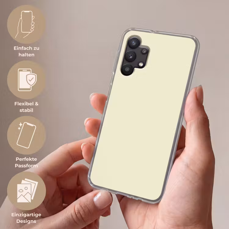 Arctic - Daisy - Nude Telefoonhoesje Samsung Galaxy A32 5G klein 346 -sfeer3_DE