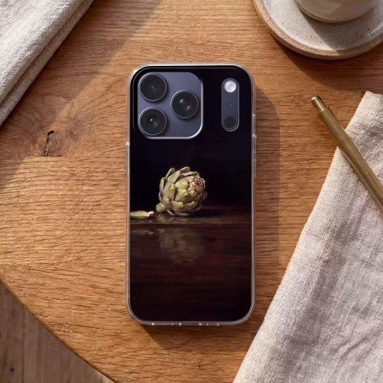 Handyhülle - Artischocke – Essen – Klassisch - Artichok - Eten - Klassiek Telefoonhoesje iPhone 17 Pro klein