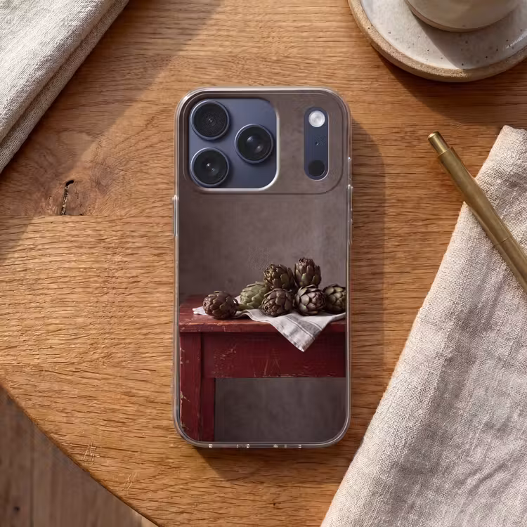Handyhülle - Artischocke – Essen – Rustikal - Artisjok - Eten - Rustiek Telefoonhoesje iPhone 17 Pro klein