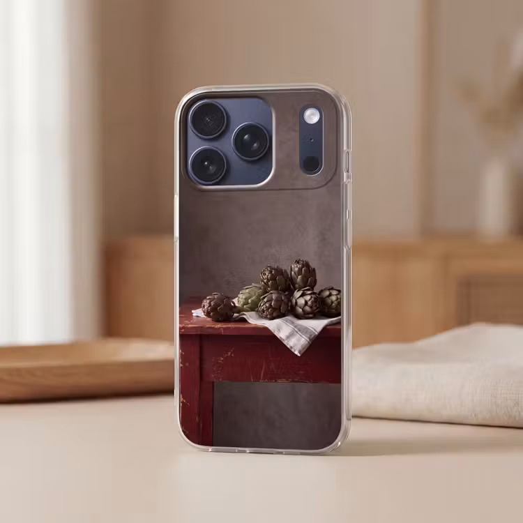 Handyhülle - Artischocke – Essen – Rustikal - Artisjok - Eten - Rustiek Telefoonhoesje iPhone 17 Pro klein