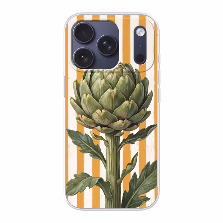 Handyhülle - Artischocke – Modern – Gemüse - Artisjok - Modern - Groente Telefoonhoesje iPhone 17 Pro klein
