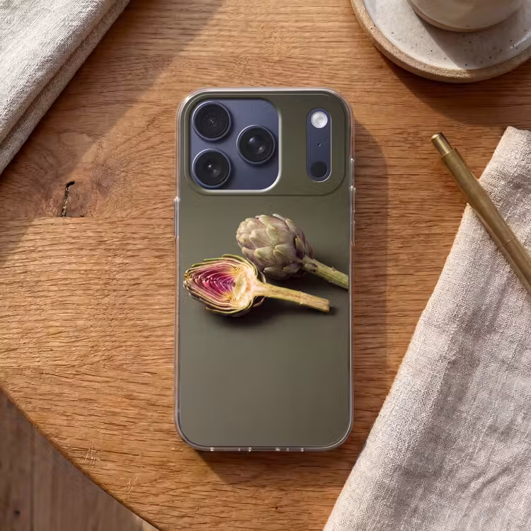 Handyhülle - Artischocke – Violett – Lebensmittel - Artisjok - Paars - Voedsel Telefoonhoesje iPhone 17 Pro klein