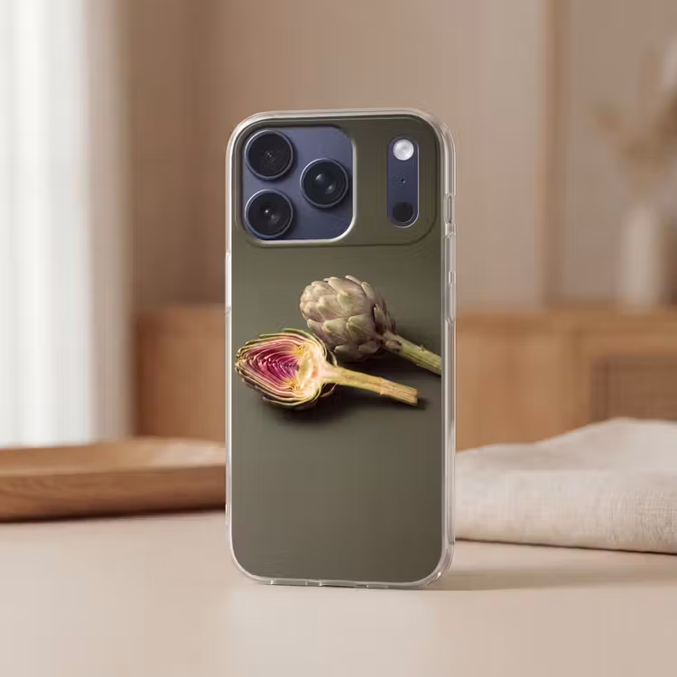 Handyhülle - Artischocke – Violett – Lebensmittel - Artisjok - Paars - Voedsel Telefoonhoesje iPhone 17 Pro klein