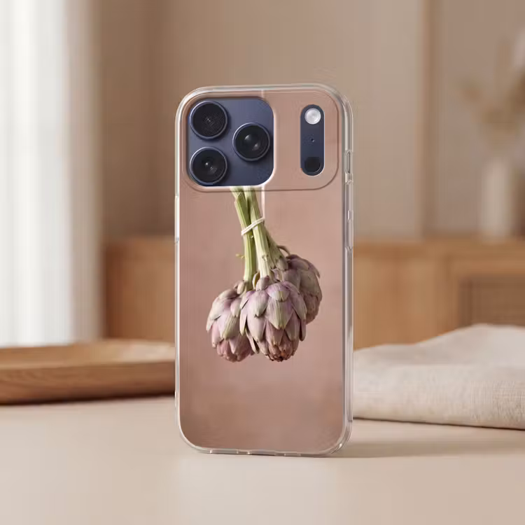 Handyhülle - Artischocken – Hängend – Gemüse - Artisjokken - Hangend - Groenten Telefoonhoesje iPhone 17 Pro klein