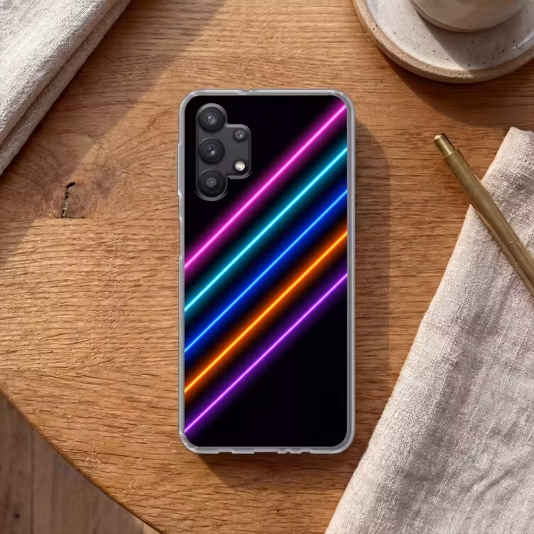 Esthetiek - Retro - Neon Telefoonhoesje Samsung Galaxy A32 5G klein -sfeer1